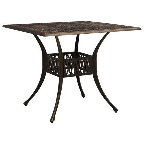 Garden table bronze cast - garden,