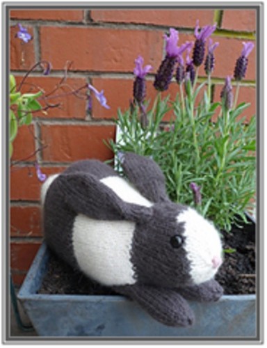 T025 knitting pattern rabbit - t025,