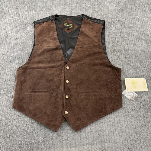 Scully leather vest men - scully,