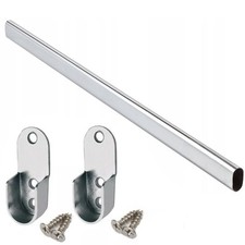 Wardrobe Hanging Rail Oval