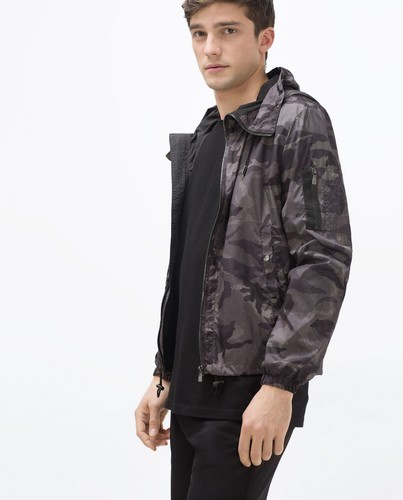Zara man grey camouflage - man,