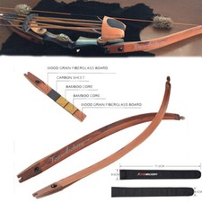 62" Archery ILF Recurve Bow Limbs 20-60lbs Takedown Limbs for Bow Hunting Target