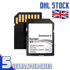 For NISSAN Connect 3 V7 SD CARD Qashqai Micra Juke Navara Note SATNAV Map Update
