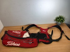 Titleist Pencil / Sunday Golf Bag with 2-Way Divider - Red , Black & White
