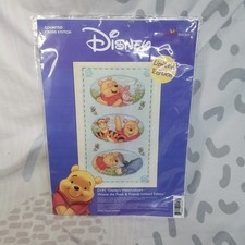 Limited Edition Winnie the Pooh & Friends Cross Stitch Disney D191 Watercolours