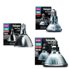 Arcadia Halogen Basking Spot Heat Lamp Bulb Reptile Halogen Bulbs 50w 75w 100w