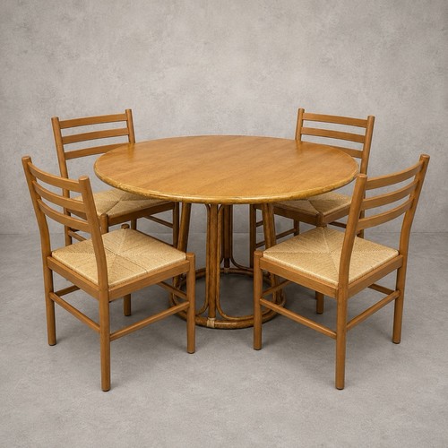 Vintage italian bamboo oak - bamboo, &