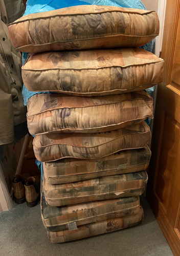 Seat back cushions for - seat, &