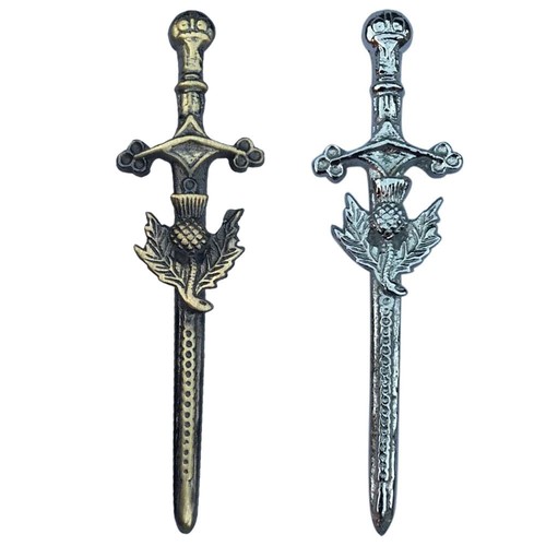 Scottish thistle kilt pin - scottish,