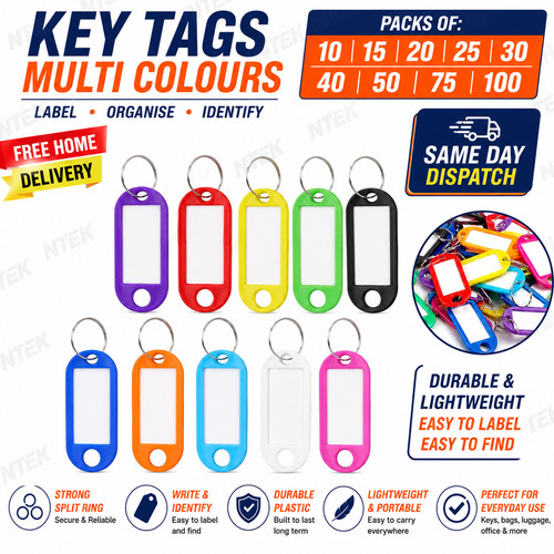 100x key tag - 100x, plastic