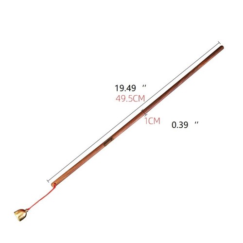 Walnut round tawse - walnut, cane