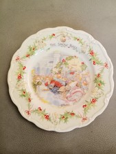 ROYAL DOULTON BRAMBLY HEDGE THE SNOW BALL PLATE COLLECTORS 21CM