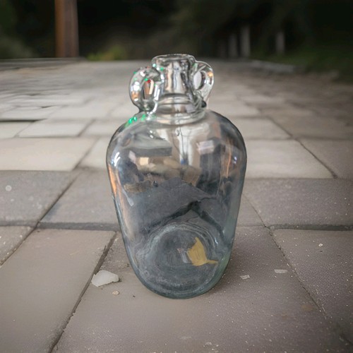 Glass demijohns - ,