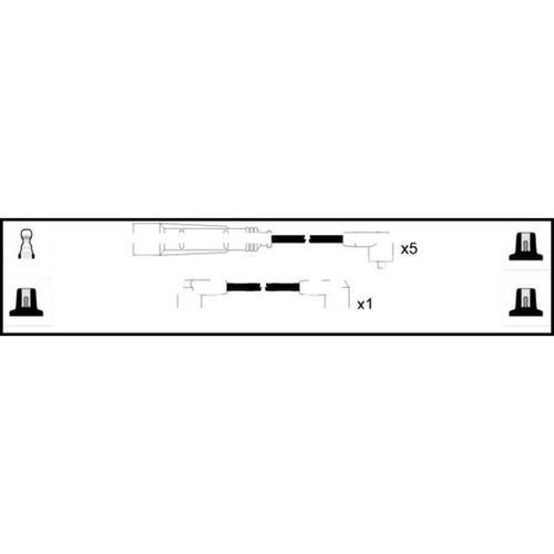 Leads ignition cables kit - cables,