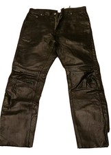 Levis Lot 53 Leather Pants, 28 waist x 36 leg. Extremely Rare Roswell Collection