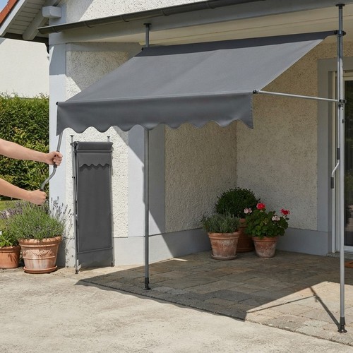 Telescopic awning 250x120cm - telescopic,