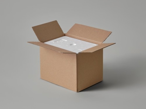 Solution plus polystyrene - solution,
