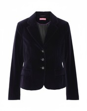 SUZANNA Womens Velvet 3 Button