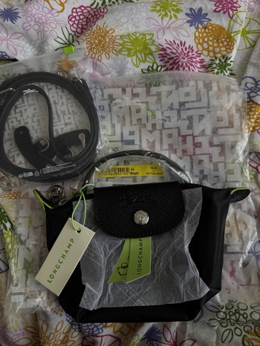 Longchamp pilage mini black - longchamp,