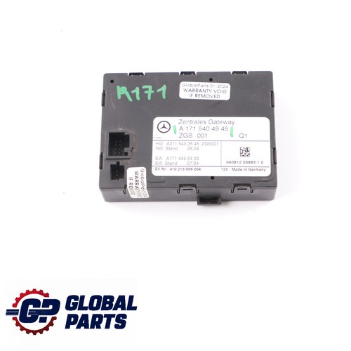 Mercedes r171 central gateway - central,