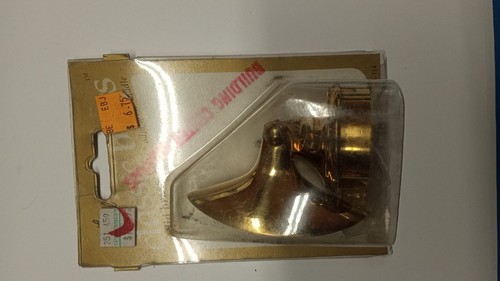 Cast solid brass foot rail - cast,