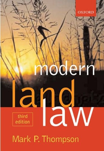 Modern land law - law,mark, p