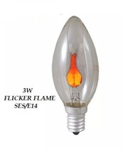2 X 3W FLICKER FLAME CANDLE