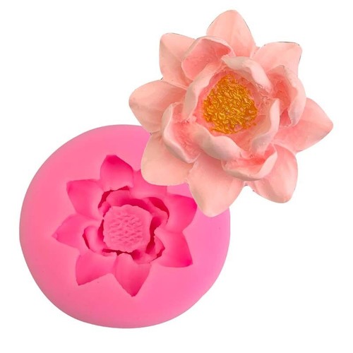 Silicone lotus flower fondant - lotus,