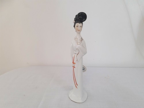 Ceramic geisha figurine asian - geisha,