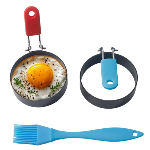 Egg ring pack stainless - ring, 2