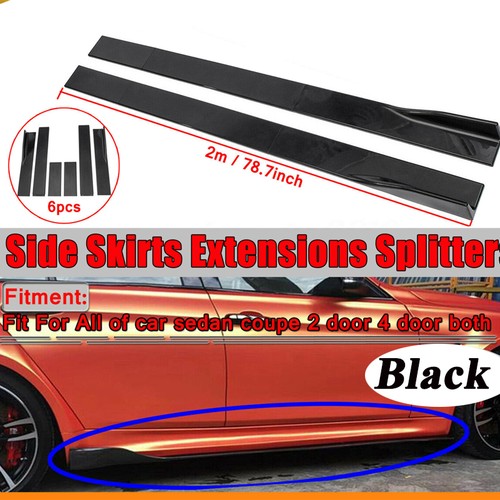 7in car side skirts - 78.7in,