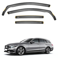 ISPEED Wind Deflectors for Mercedes C-Class W205 2014-2021 5-Door Estate 4pc Set