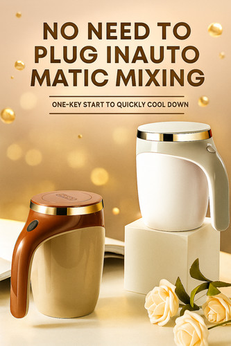 Electric self stirring mug - self,
