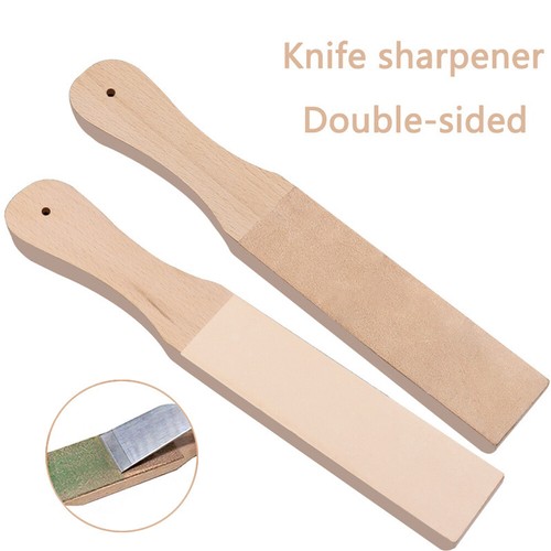 Double sided leather strop - double-sided,