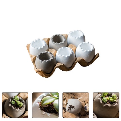 7pcs mini succulent planters - mini,