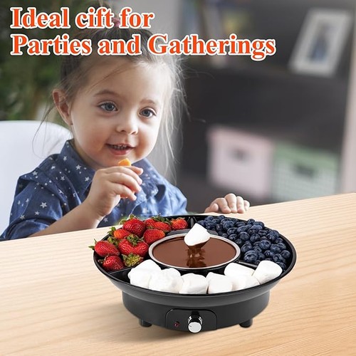 Electric fondue pot - fondue,