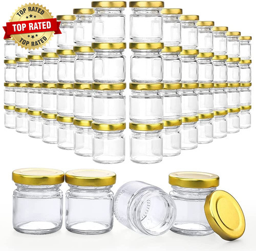 Pack small glass jars with - small,
