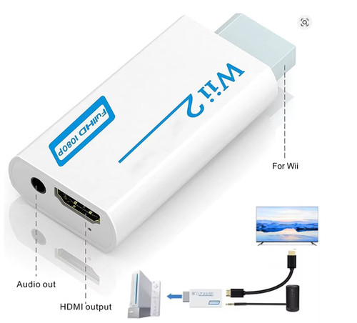 Wii hdmi adapter - to,