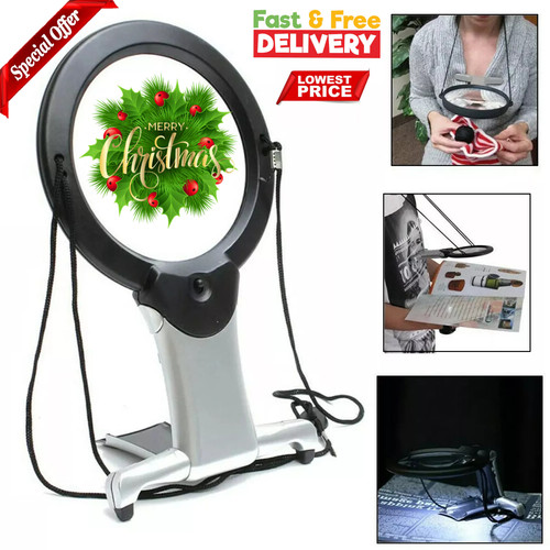 Large magnifying glass - 6x, with