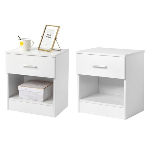 2pcs bedside table compact - 2pcs,