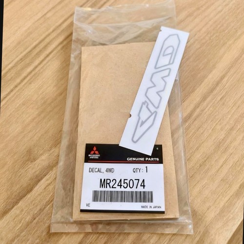 Genuine mitsubishi 4wd decal - mitsubishi,