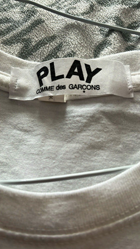 Comme des garçons play white - garçons,
