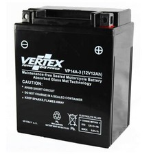 Vertex Premium Battery Kawasaki ZXR 750 H (ZX750H) 1989-1990