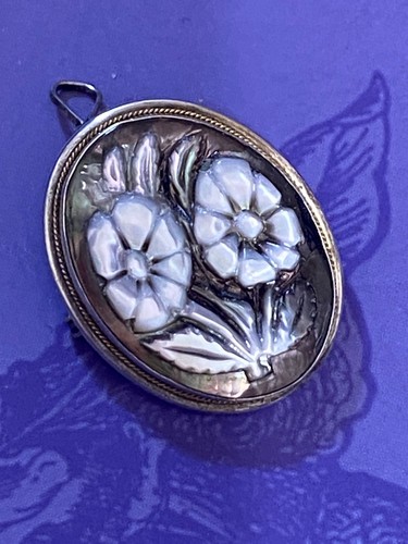 Vintage floral carved - carved, mother