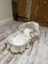 Vintage Pini Baby Moses Basket Newborns Luxury Dolls Moses Basket Sleep