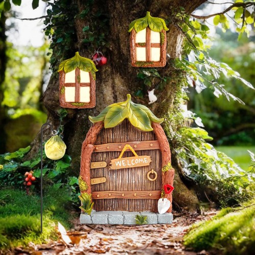 Mplehda fairy door cabin set - fairy,