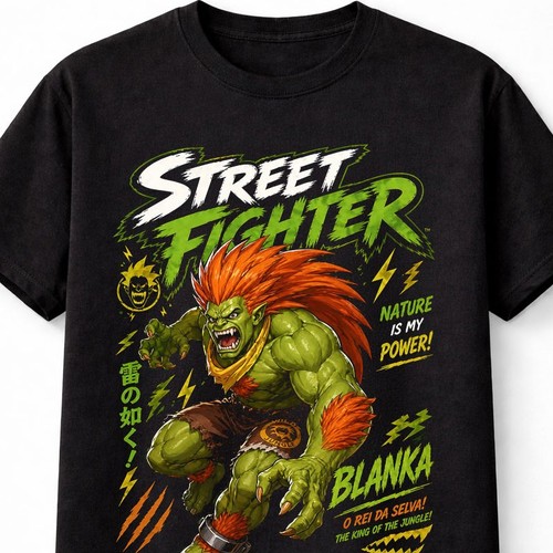 Street fighter blanka retro - blanka,