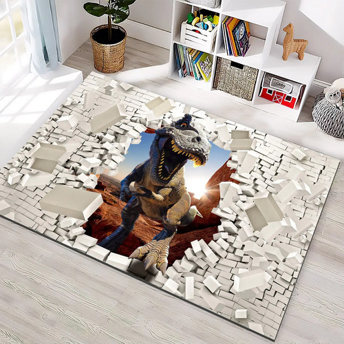 Dinosaur rug decorative - dinosaur,