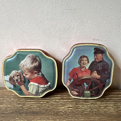 Vintage decorative tins - 2,