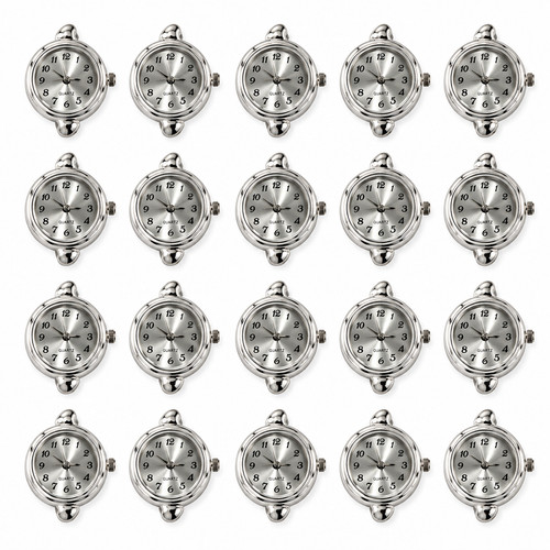 20pcs 20mm silver quartz - 20pcs, watch